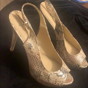 Aldo snake shoes